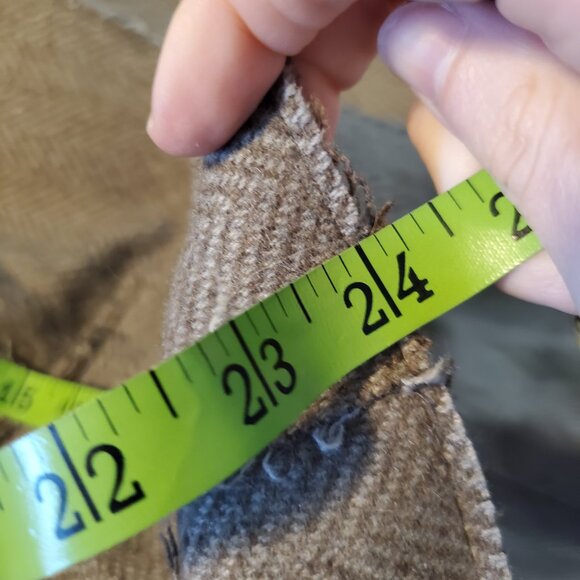 Banana Republic Tumblrcore 2010s Taupe Floral Trim Blazer Jacket Wool Blend - Picture 3 of 14